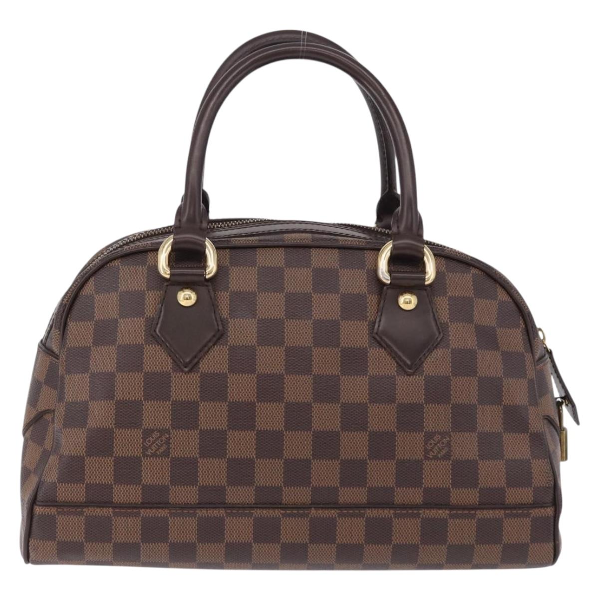 LOUIS VUITTON Damier Ebene Duomo Hand Bag N60008 LV Auth 198344V