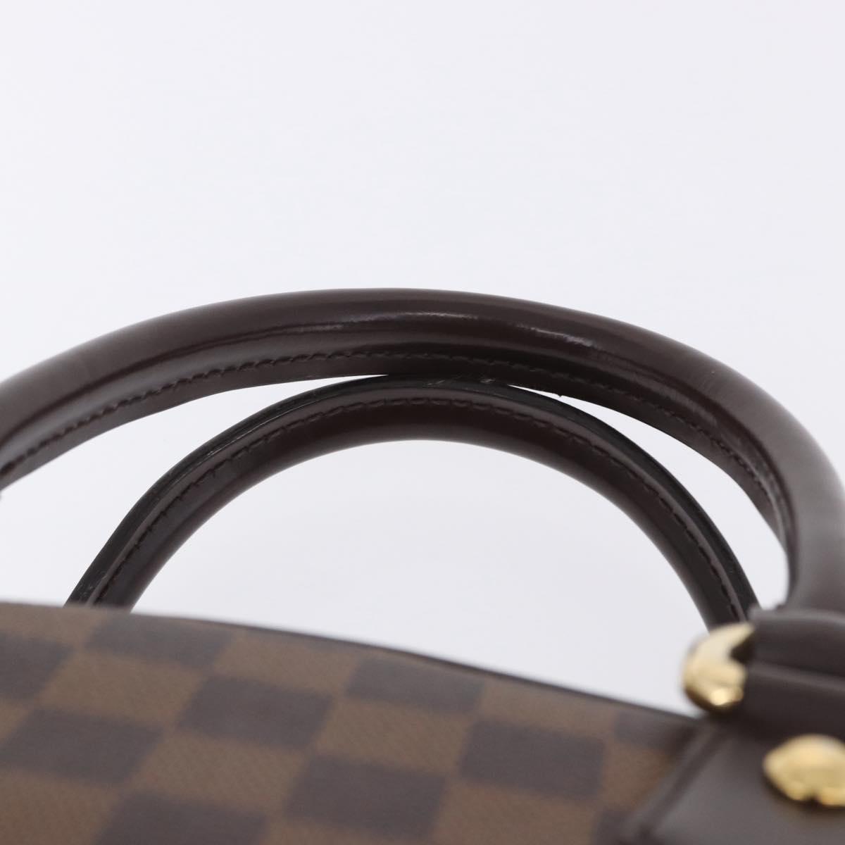 LOUIS VUITTON Damier Ebene Duomo Hand Bag N60008 LV Auth 198344V
