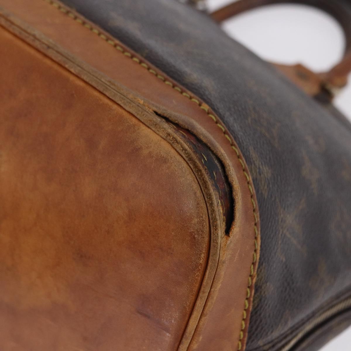 LOUIS VUITTON Monogram Alma Hand Bag M51130 LV Auth 198346