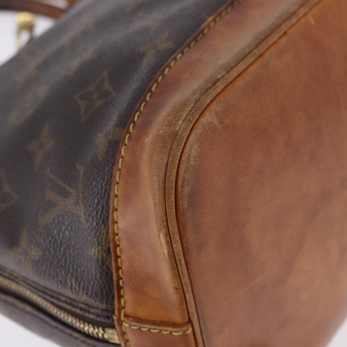 LOUIS VUITTON Monogram Alma Hand Bag M51130 LV Auth 198346