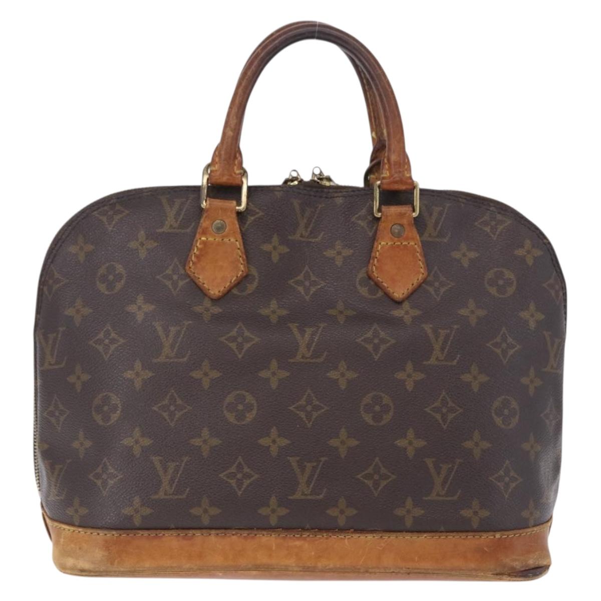 LOUIS VUITTON Monogram Alma Hand Bag M51130 LV Auth 198346