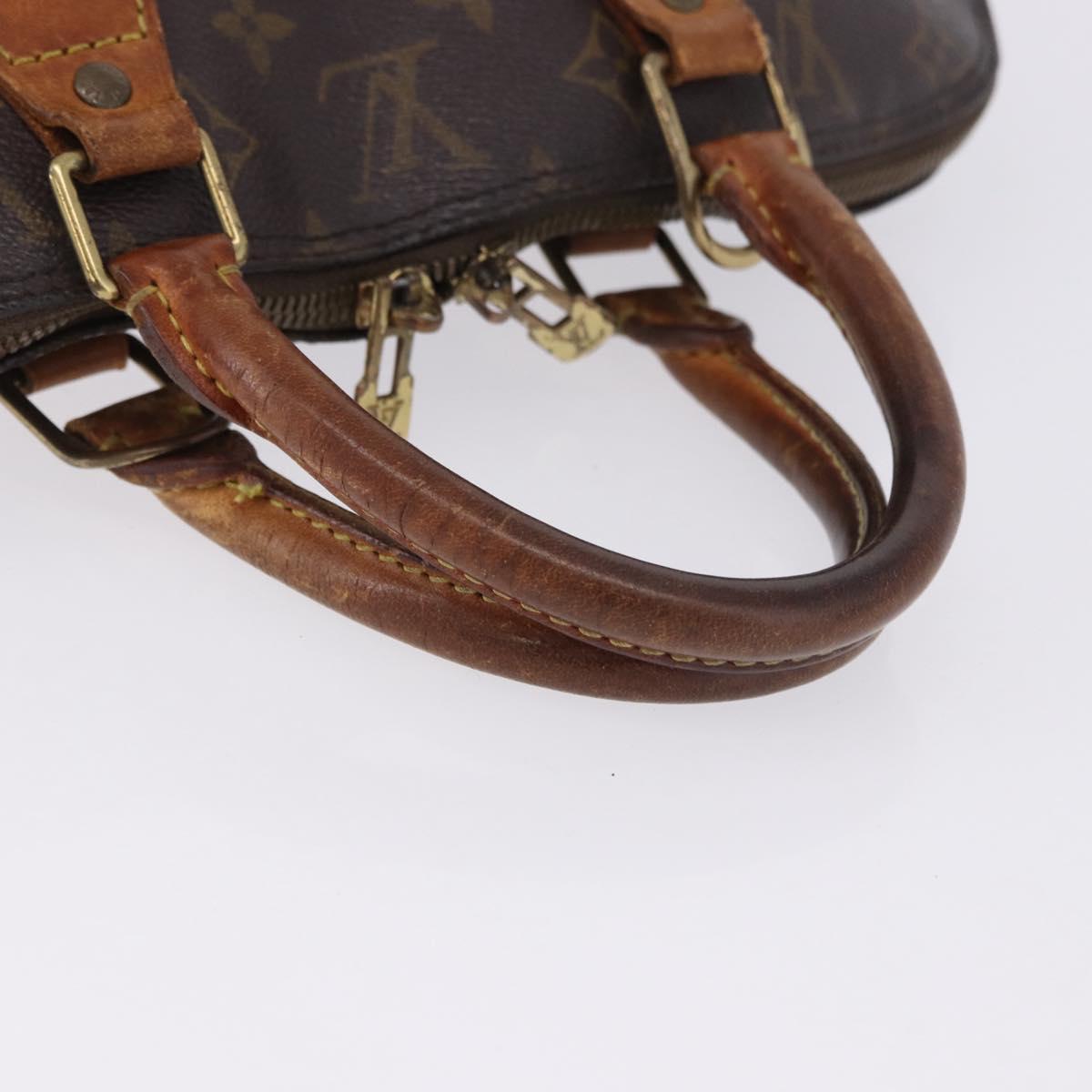 LOUIS VUITTON Monogram Alma Hand Bag M51130 LV Auth 198346