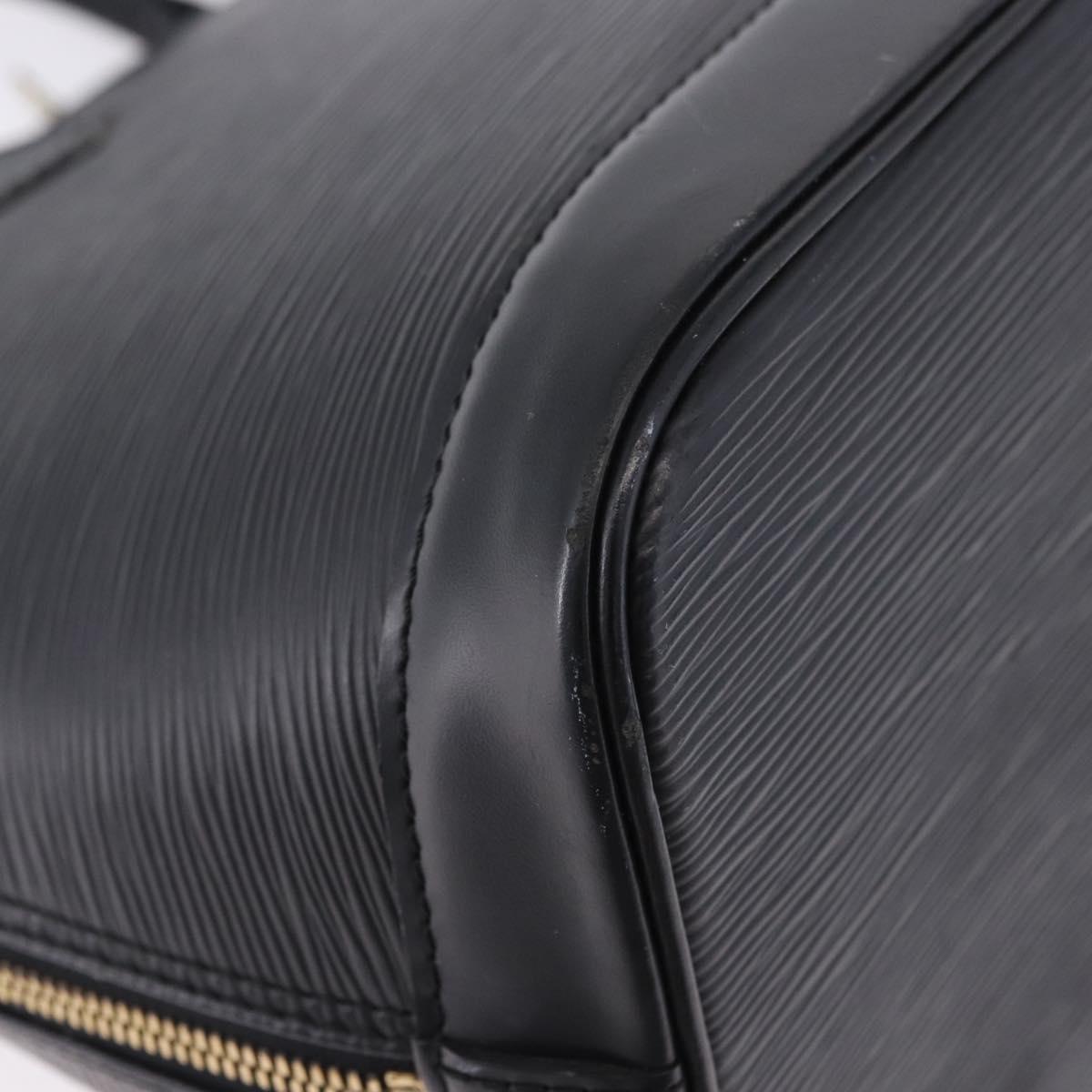 LOUIS VUITTON Epi Alma Hand Bag Noir Black M52142 LV Auth 198348A