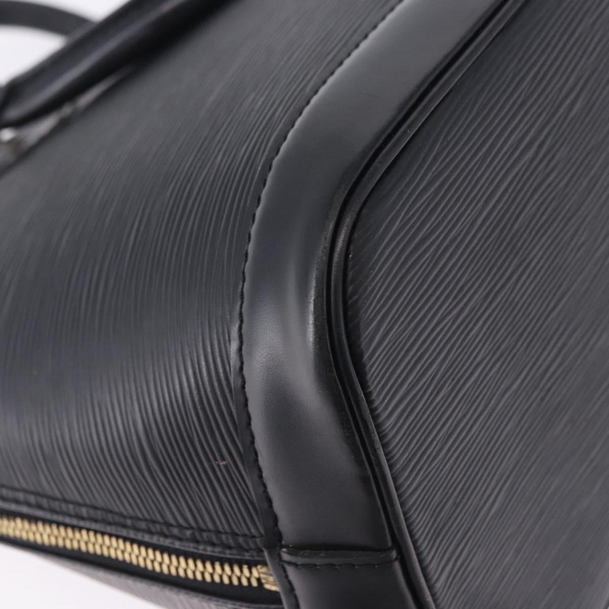 LOUIS VUITTON Epi Alma Hand Bag Noir Black M52142 LV Auth 198348A