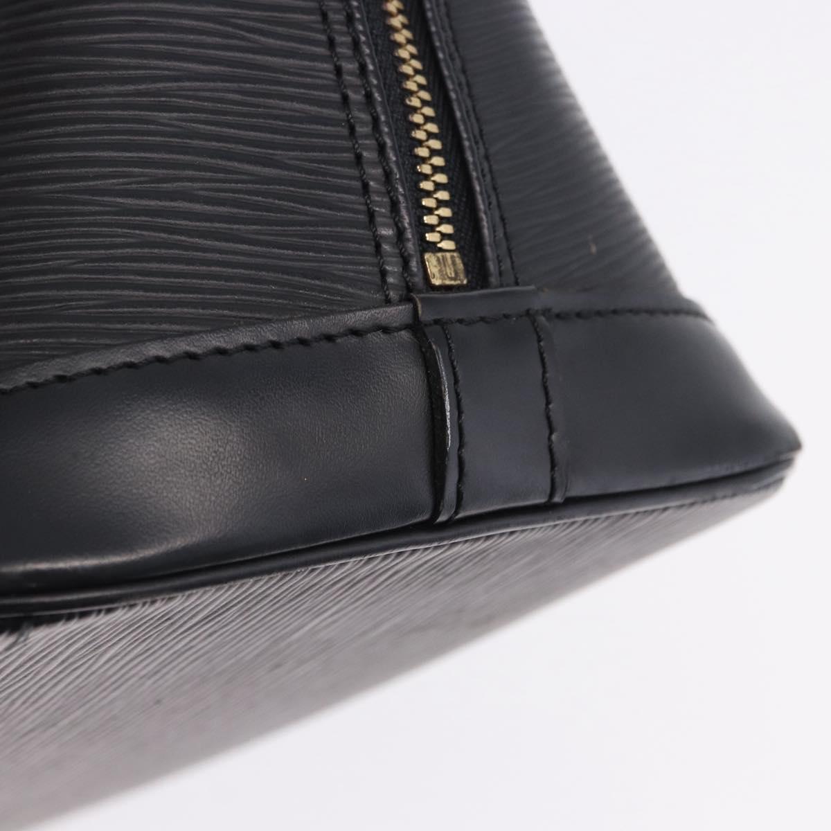 LOUIS VUITTON Epi Alma Hand Bag Noir Black M52142 LV Auth 198348A