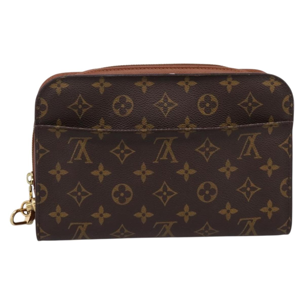 LOUIS VUITTON Monogram Orsay Clutch Bag M51790 LV Auth 198352
