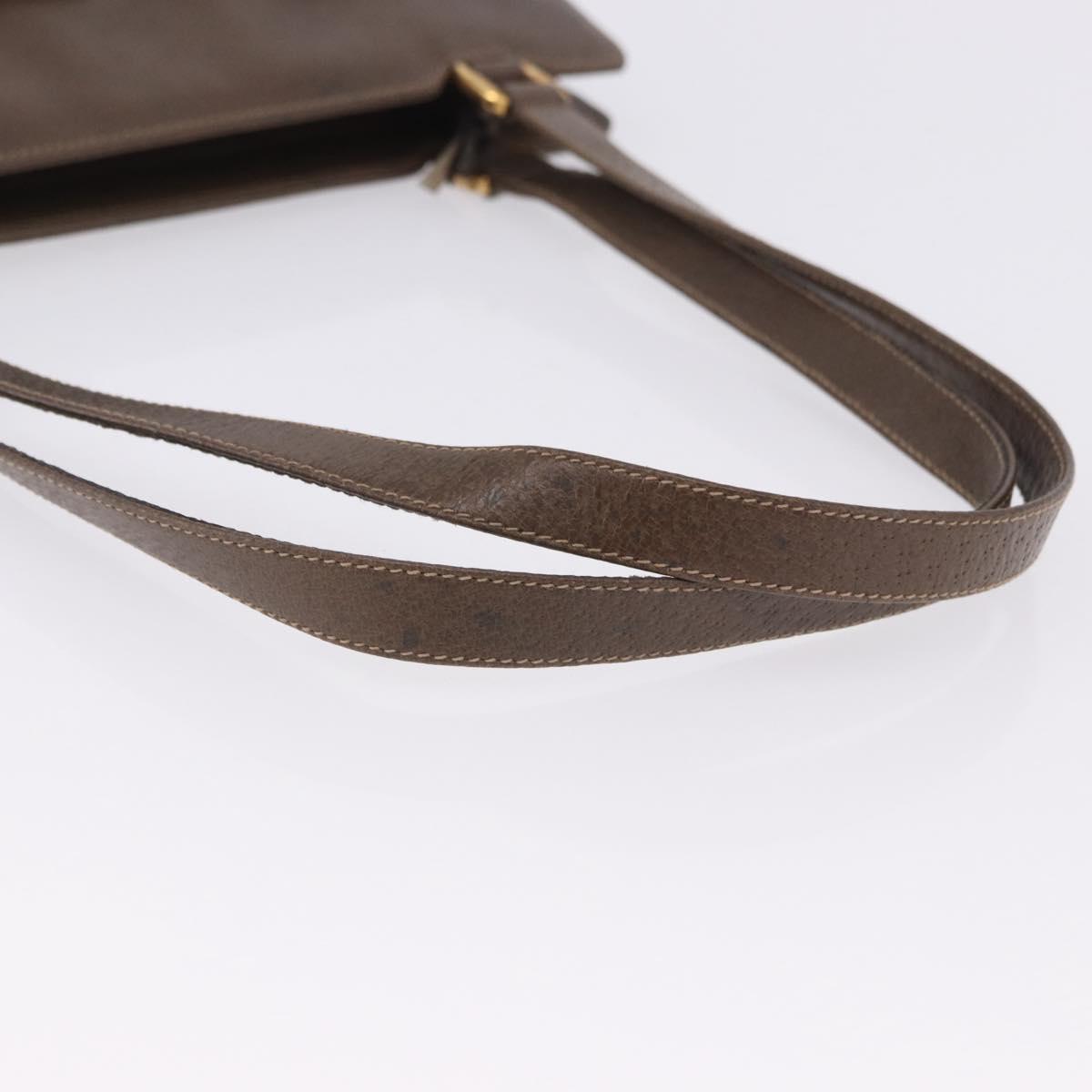 GUCCI GG Supreme Tote Bag PVC Leather Beige Gold Tone 86 02 021 Auth 198358