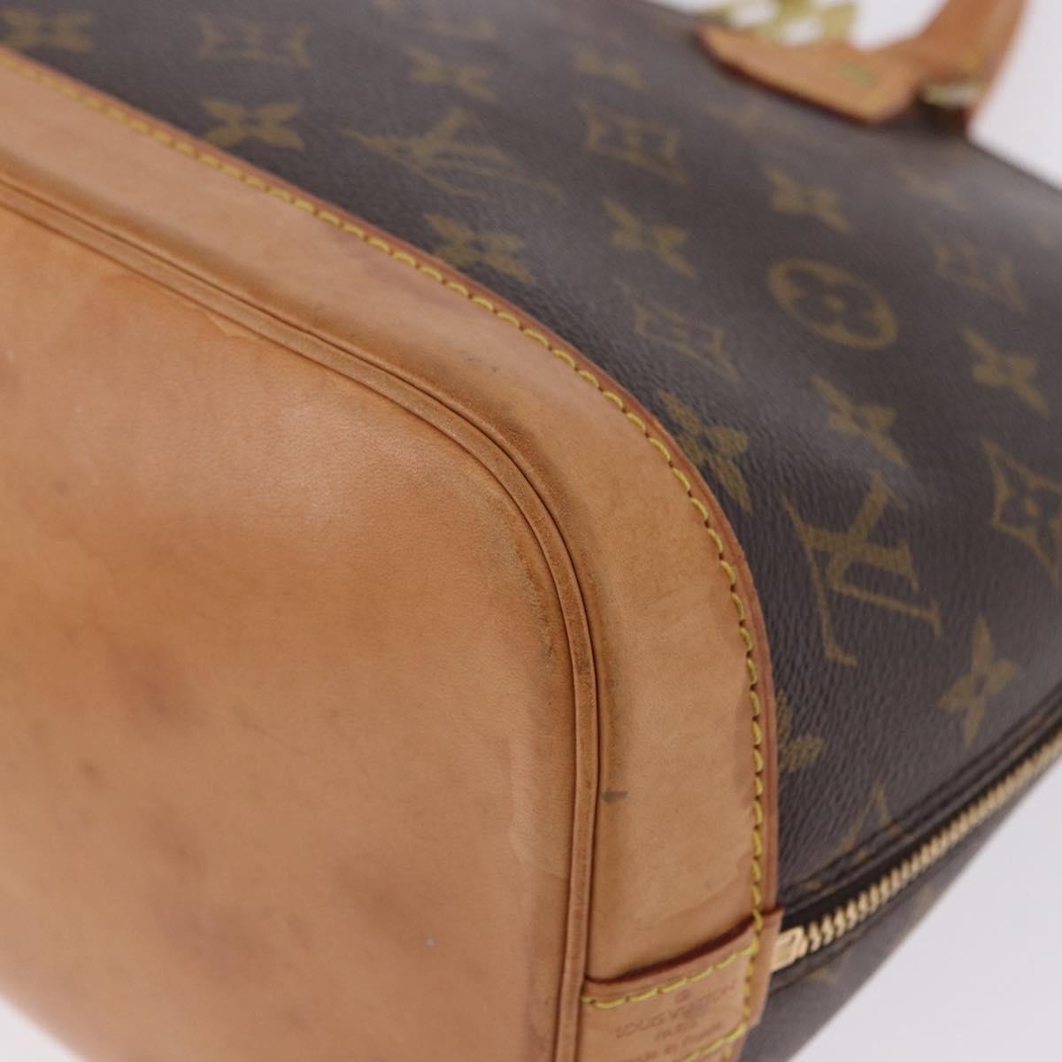 LOUIS VUITTON Monogram Alma Hand Bag M51130 LV Auth 198362A