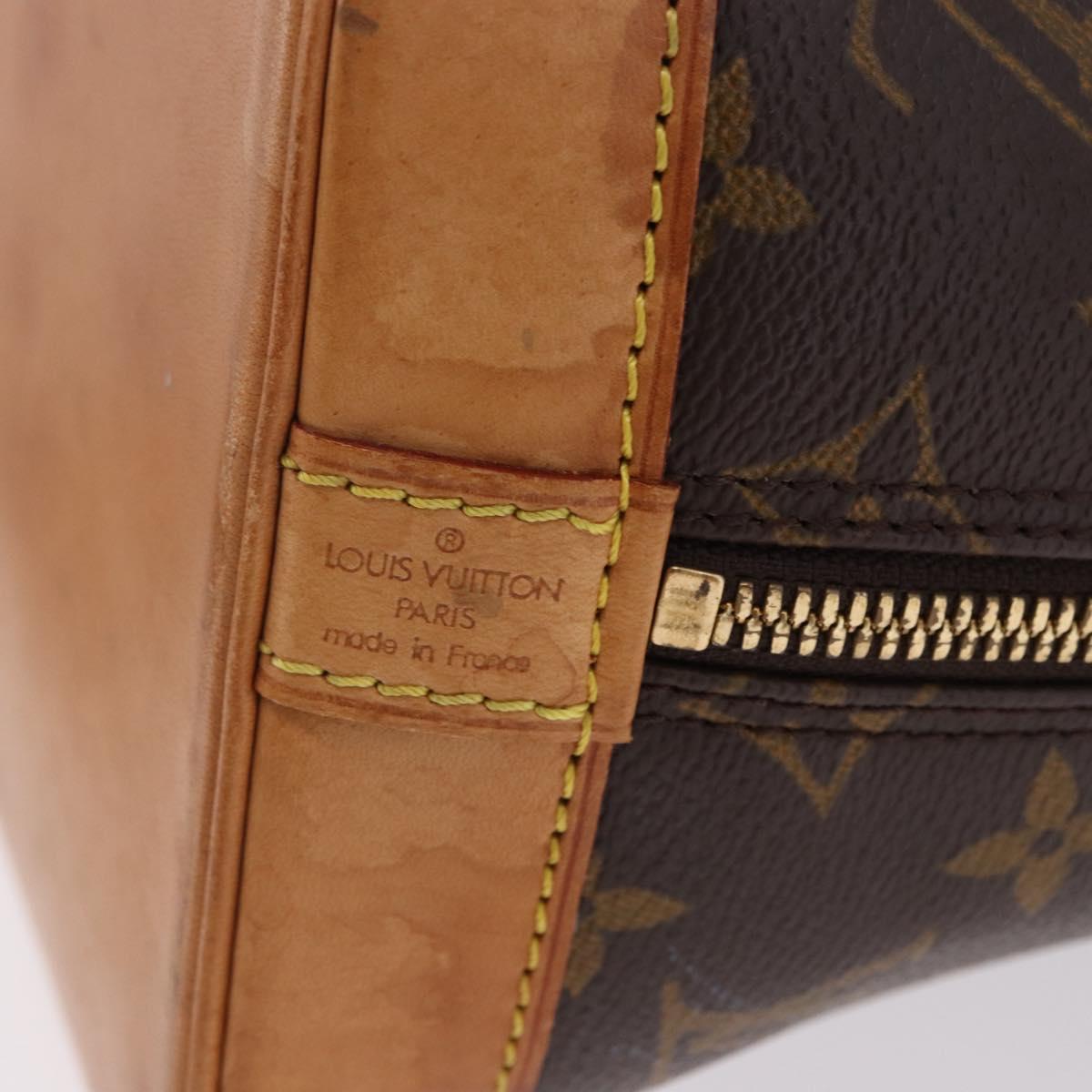 LOUIS VUITTON Monogram Alma Hand Bag M51130 LV Auth 198362A
