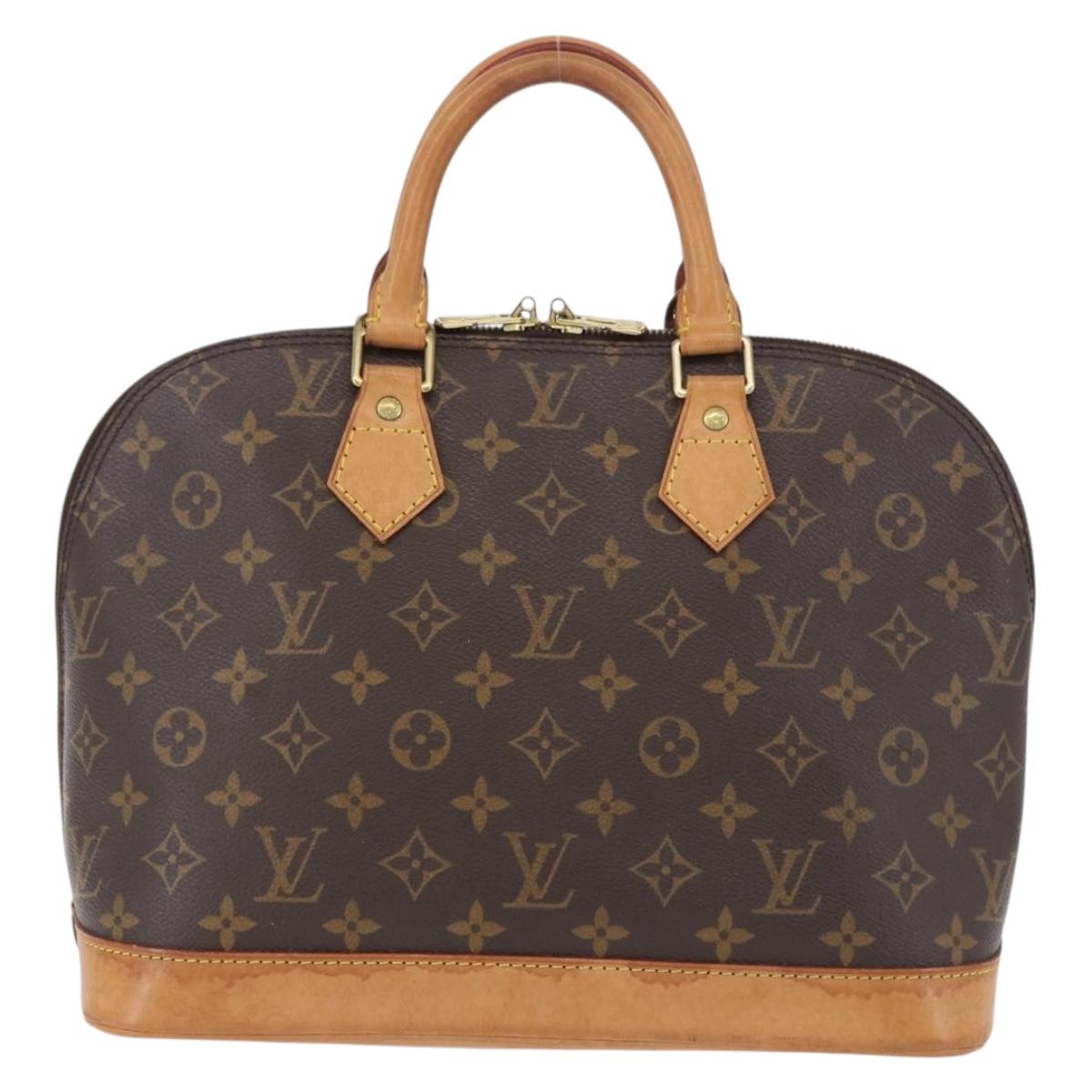 LOUIS VUITTON Monogram Alma Hand Bag M51130 LV Auth 198362A