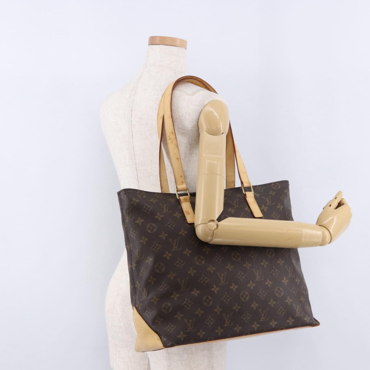 LOUIS VUITTON Monogram Cabas Mezzo Tote Bag M51151 LV Auth 198366