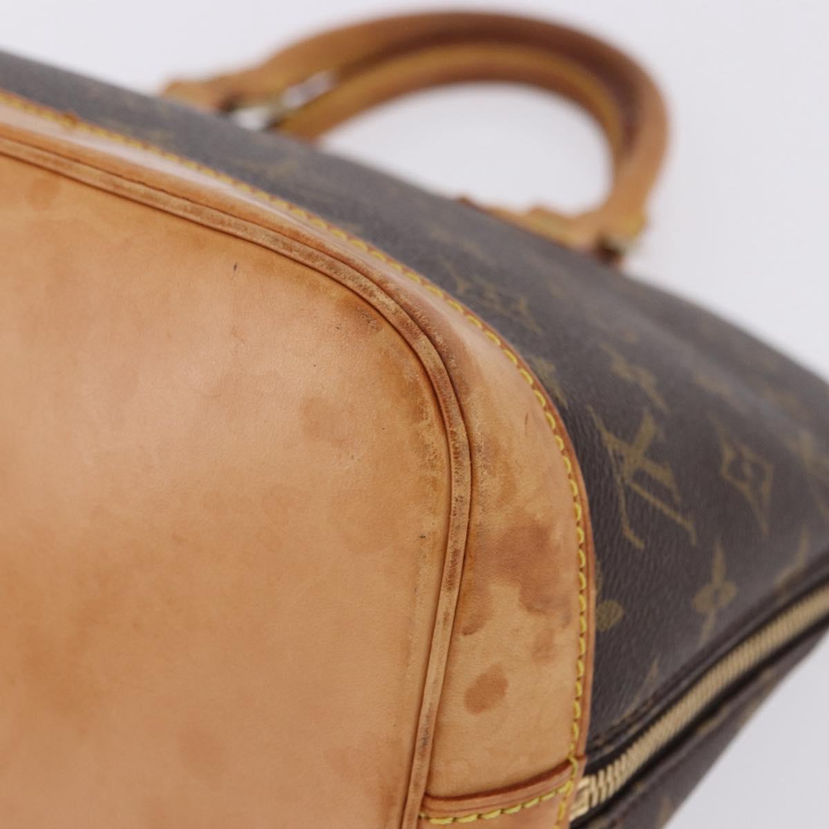 LOUIS VUITTON Monogram Alma Hand Bag M51130 LV Auth 198368A