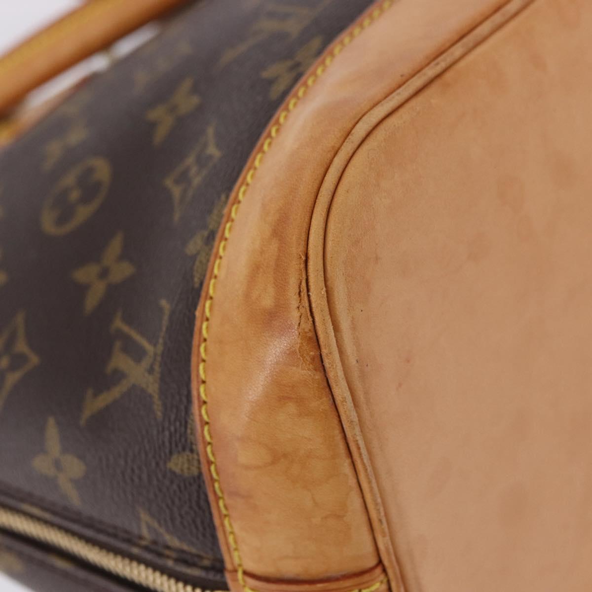 LOUIS VUITTON Monogram Alma Hand Bag M51130 LV Auth 198368A