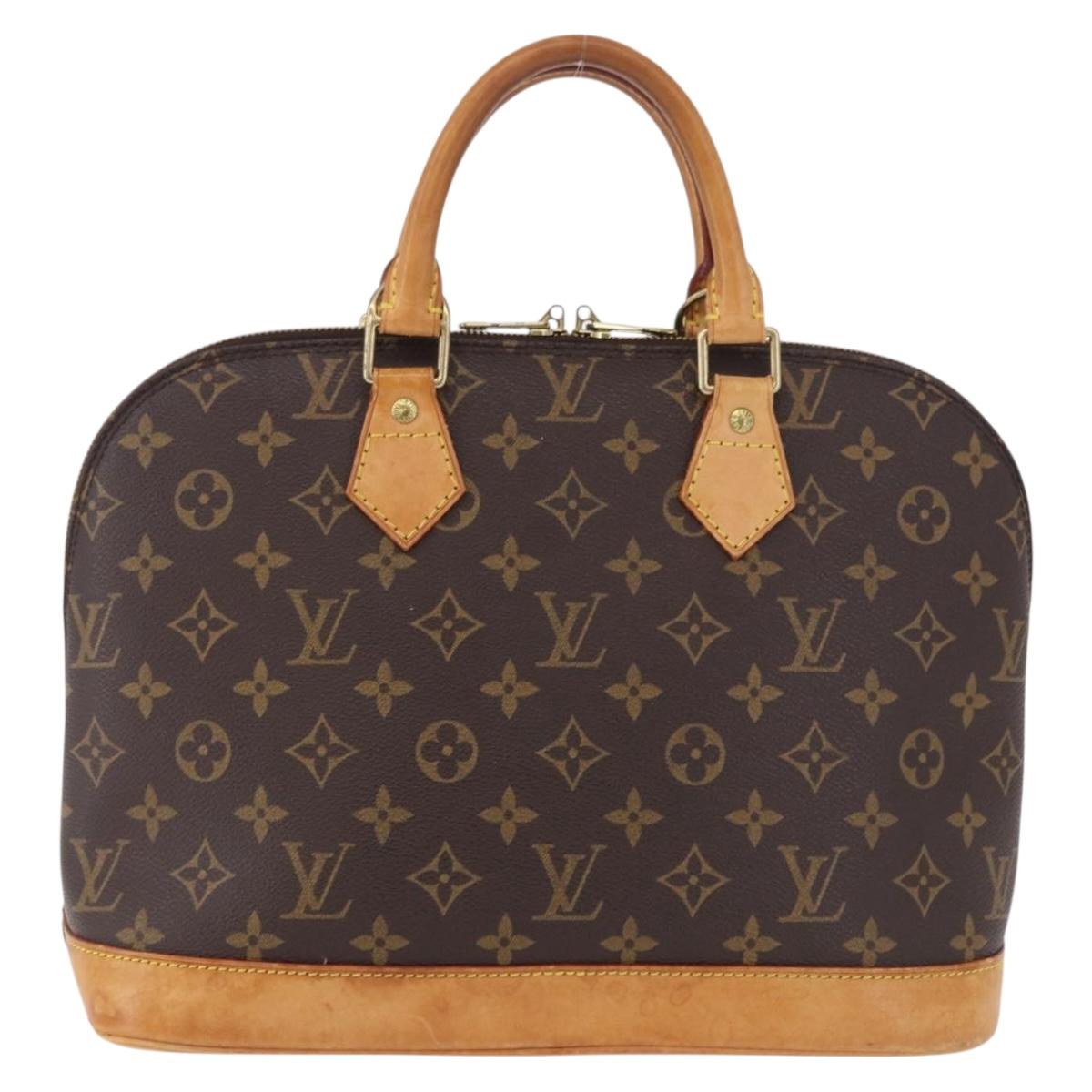 LOUIS VUITTON Monogram Alma Hand Bag M51130 LV Auth 198368A