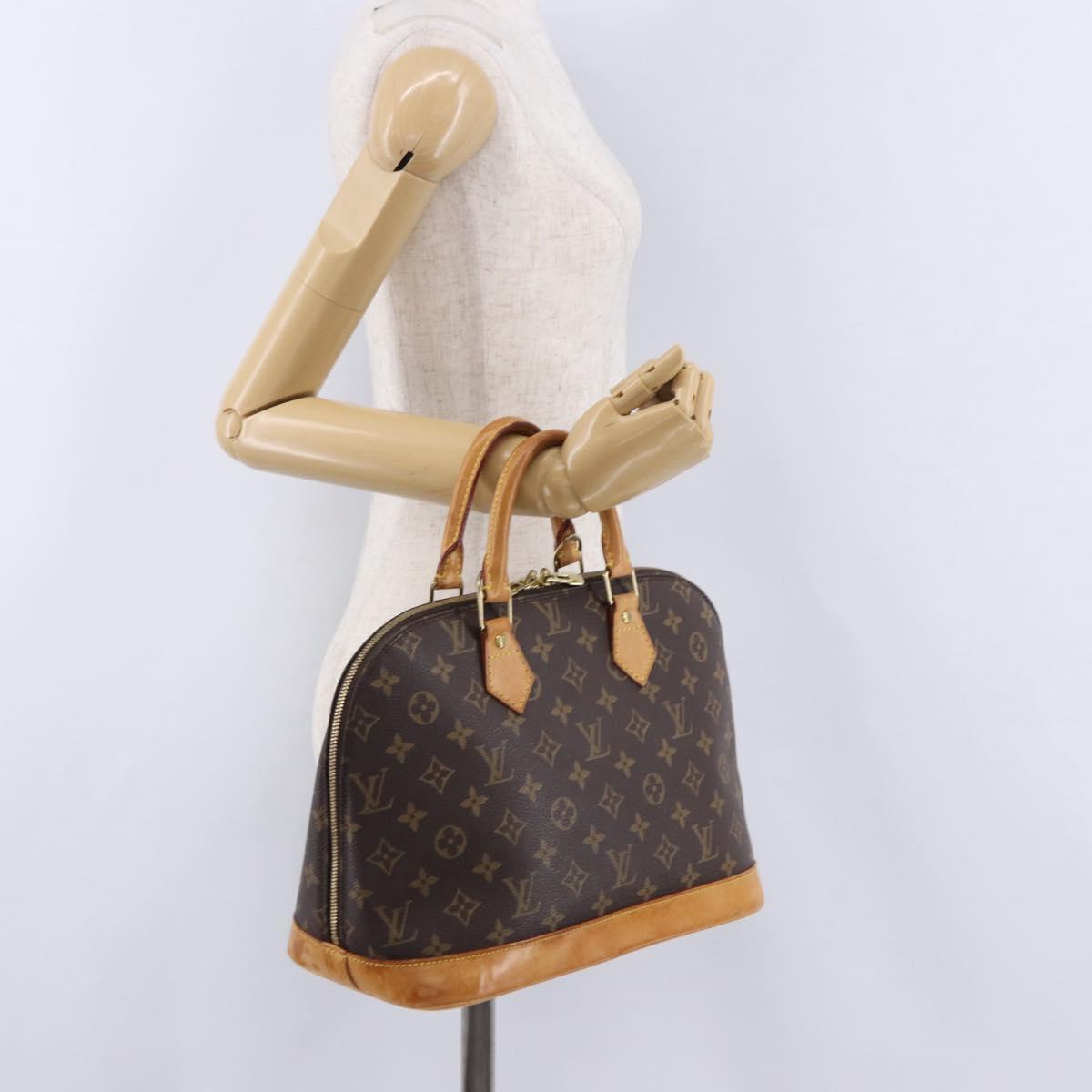 LOUIS VUITTON Monogram Alma Hand Bag M51130 LV Auth 198368A
