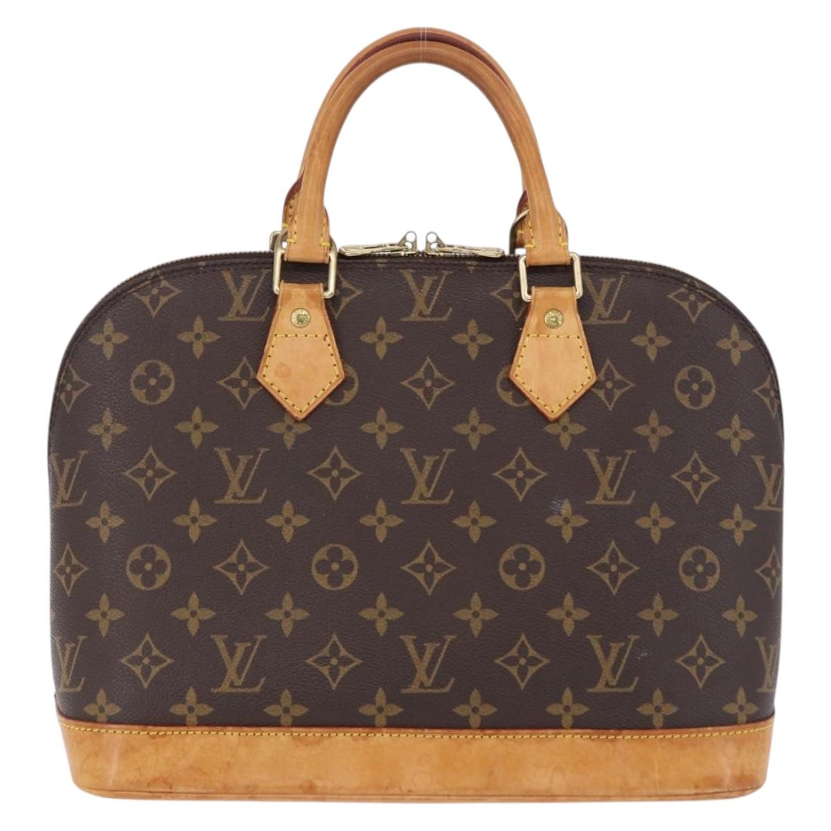 LOUIS VUITTON Monogram Alma Hand Bag M51130 LV Auth 198368A