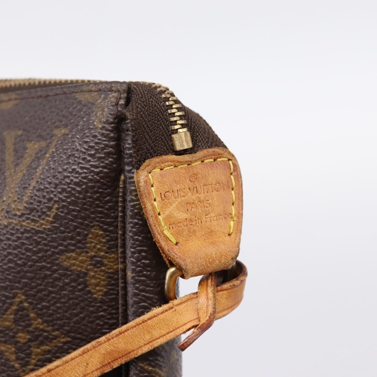 LOUIS VUITTON Monogram Pochette Accessoires Pouch M51980 LV Auth 198370