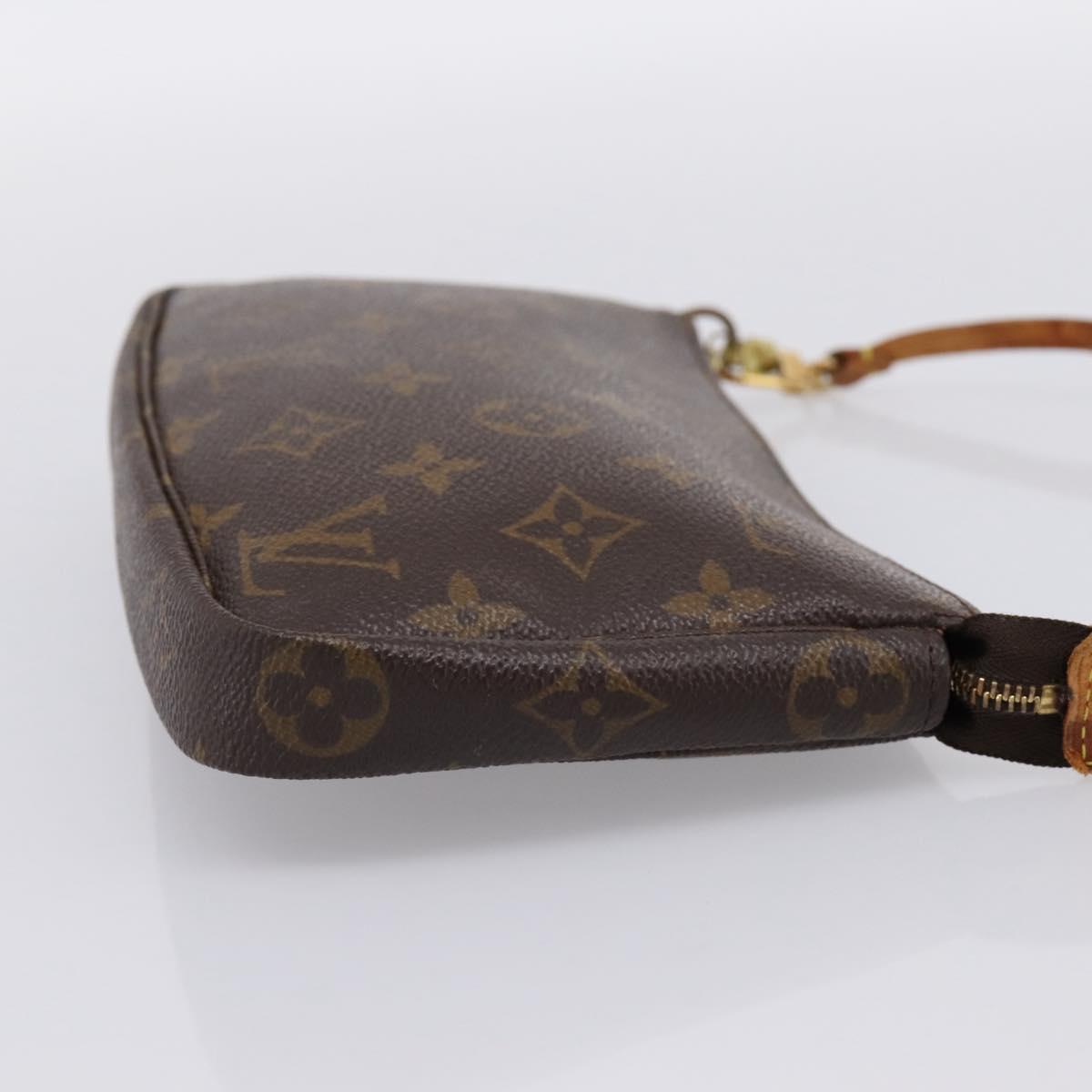 LOUIS VUITTON Monogram Pochette Accessoires Pouch M51980 LV Auth 198370
