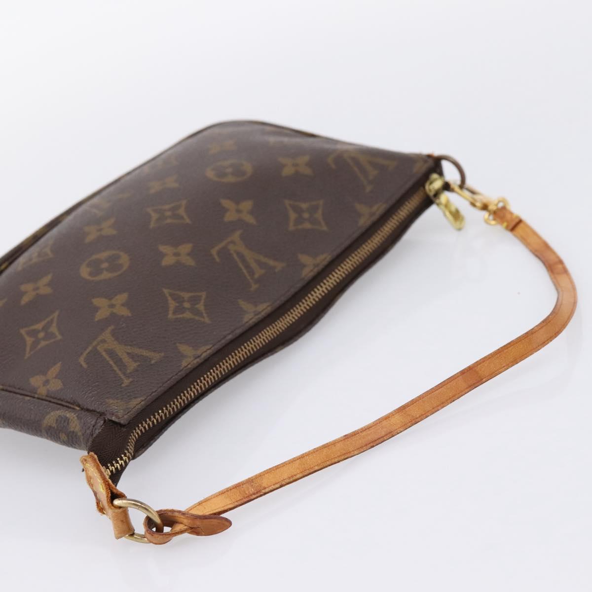 LOUIS VUITTON Monogram Pochette Accessoires Pouch M51980 LV Auth 198370