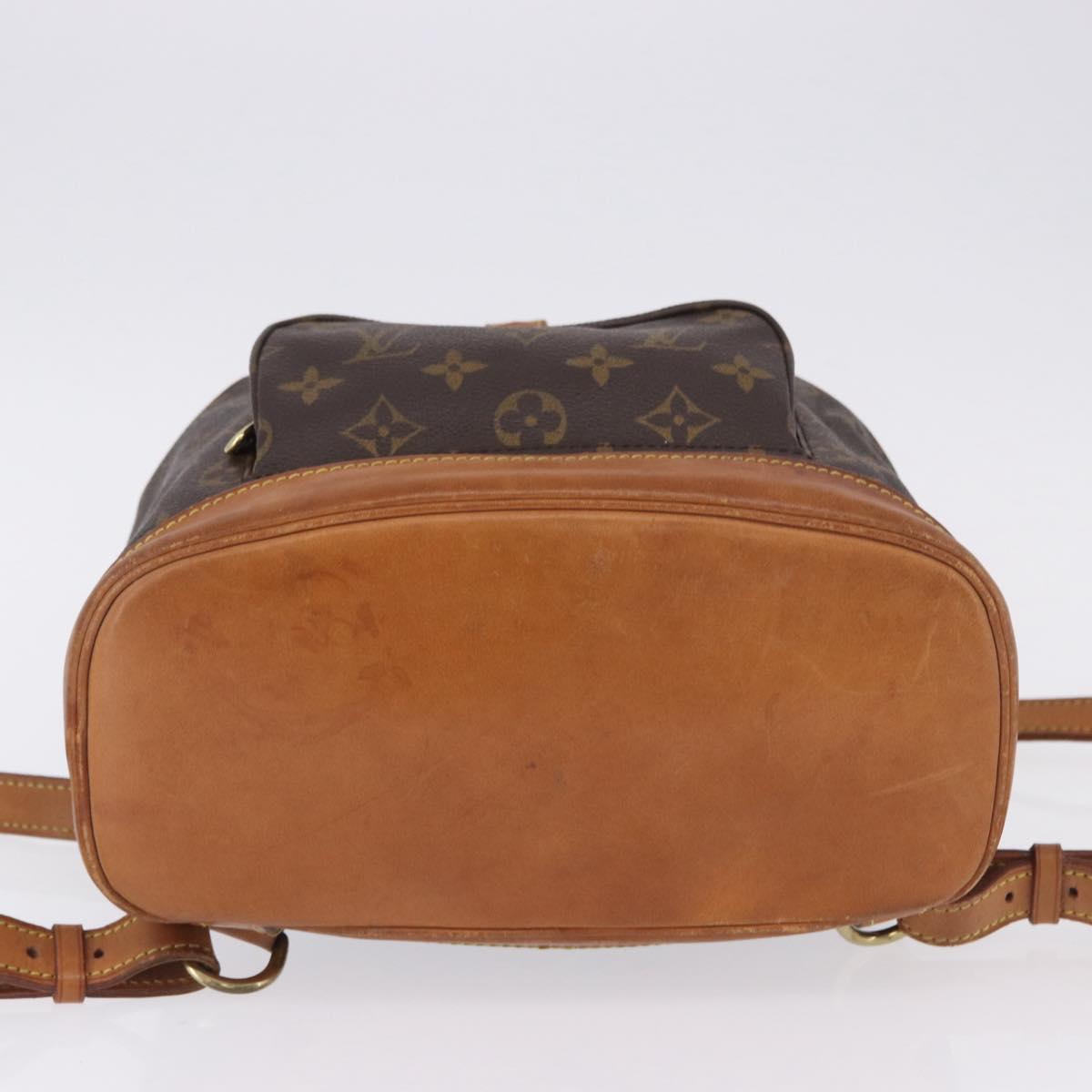 LOUIS VUITTON Monogram Montsouris MM Backpack M51136 LV Auth 198374