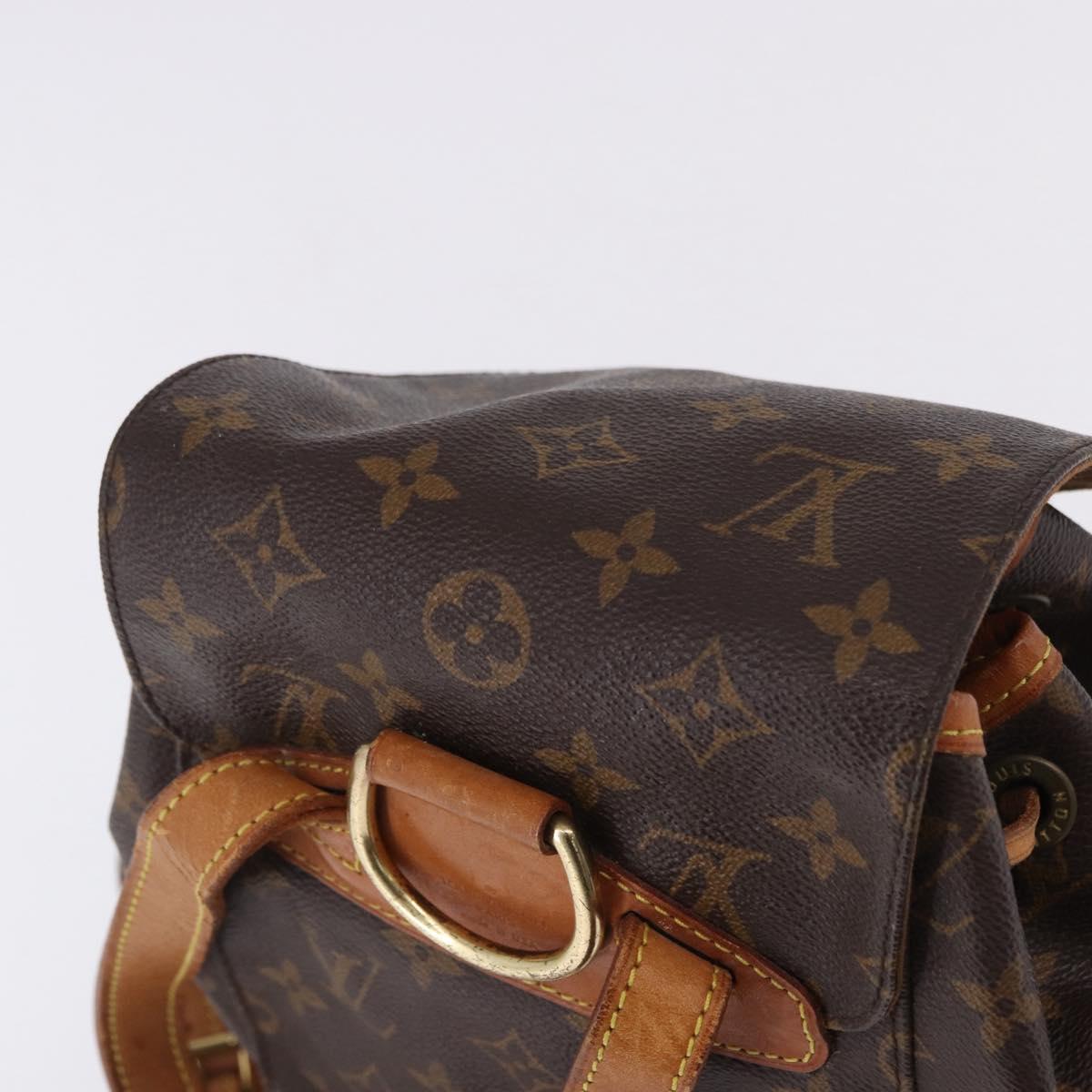 LOUIS VUITTON Monogram Montsouris MM Backpack M51136 LV Auth 198374