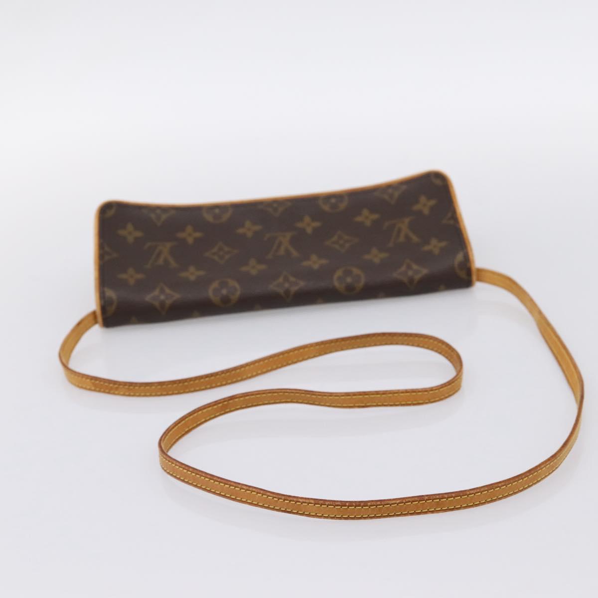 LOUIS VUITTON Monogram Pochette Twin GM Shoulder Bag M51852 LV Auth 198469