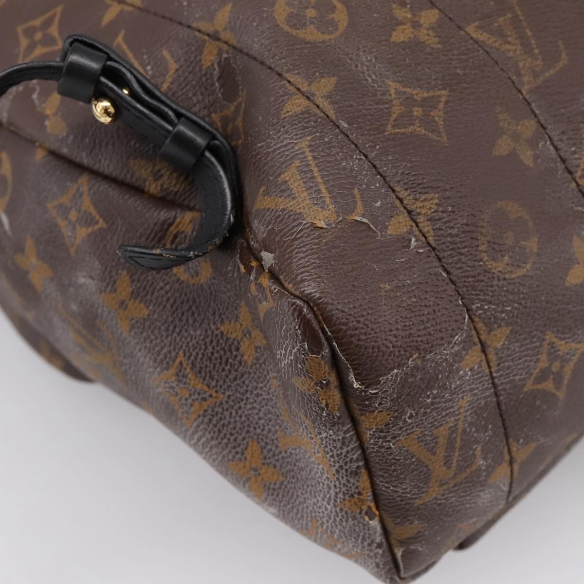 LOUIS VUITTON Monogram Palm Springs MM Backpack M44874 LV Auth 198473