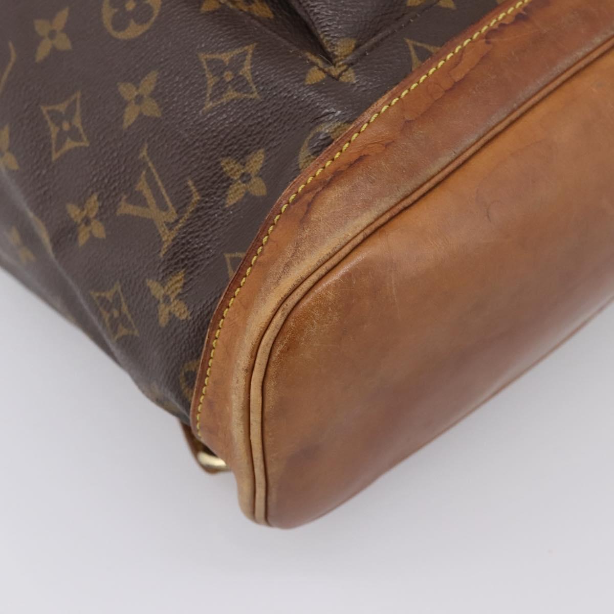 LOUIS VUITTON Monogram Montsouris GM Backpack M51135 LV Auth 198482
