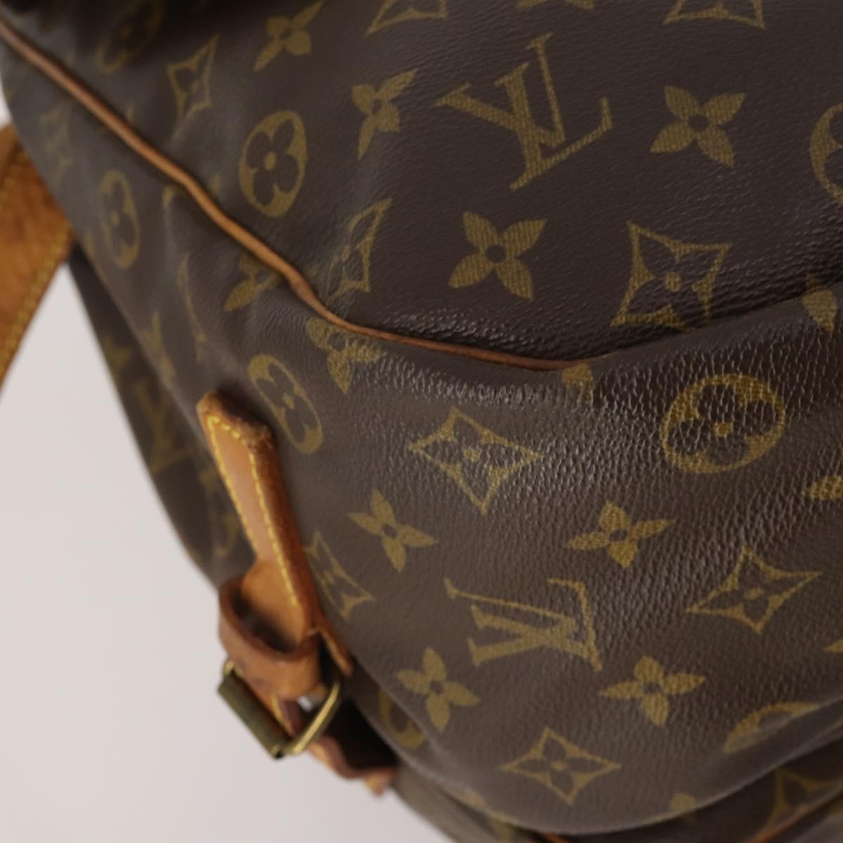 LOUIS VUITTON Monogram Saumur 35 Shoulder Bag M42254 LV Auth 198486