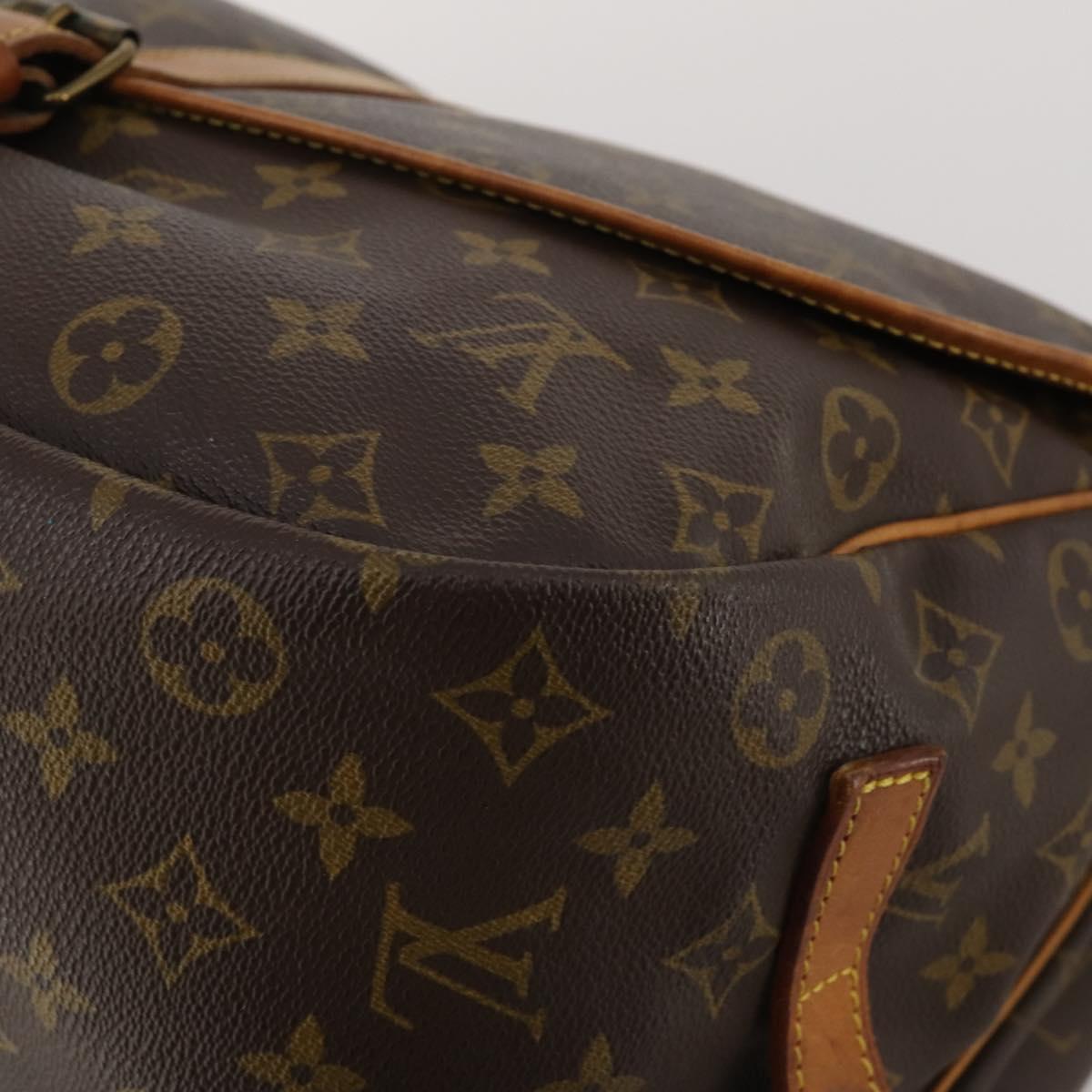 LOUIS VUITTON Monogram Saumur 35 Shoulder Bag M42254 LV Auth 198486