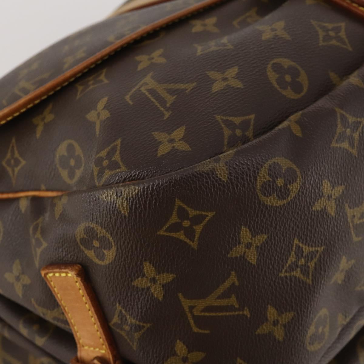 LOUIS VUITTON Monogram Saumur 35 Shoulder Bag M42254 LV Auth 198486