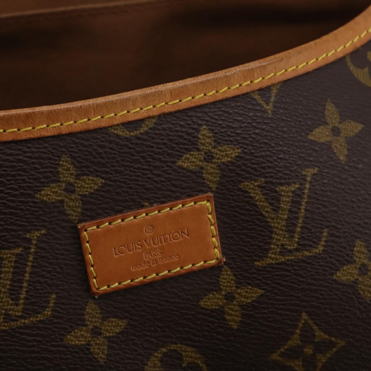 LOUIS VUITTON Monogram Saumur 35 Shoulder Bag M42254 LV Auth 198486
