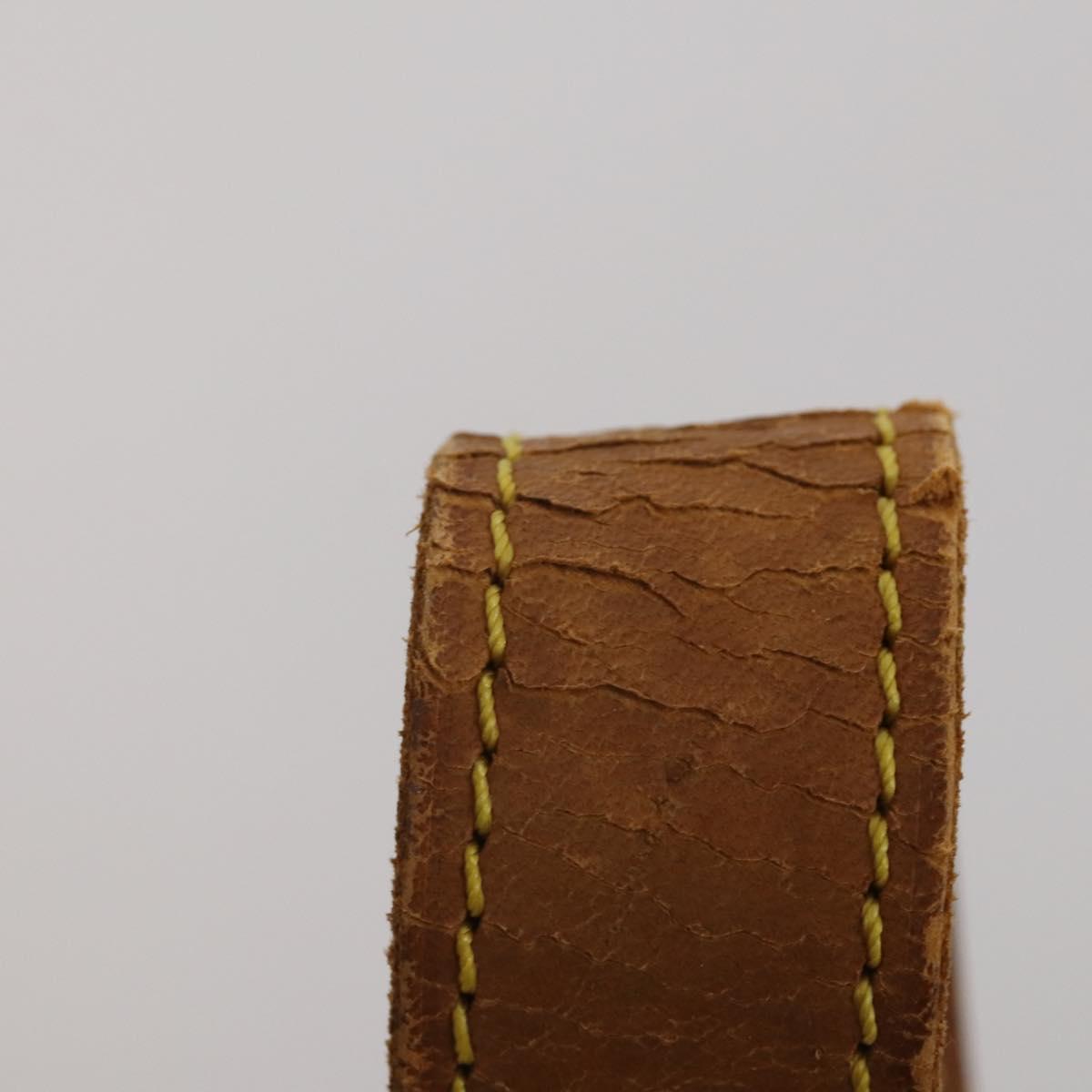 LOUIS VUITTON Monogram Saumur 35 Shoulder Bag M42254 LV Auth 198486