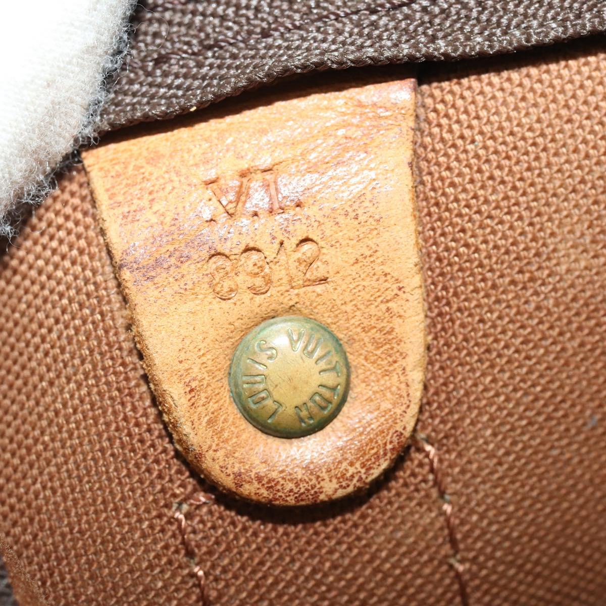 LOUIS VUITTON Monogram Keepall Bandouliere 45 Boston Bag M41418 LV Auth 198487