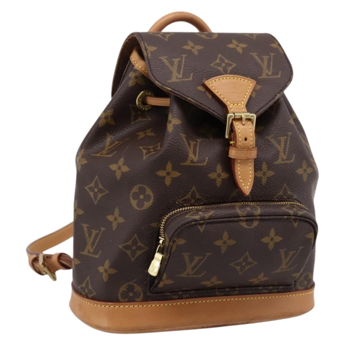 LOUIS VUITTON Monogram Montsouris PM Backpack M51137 LV Auth 198492A