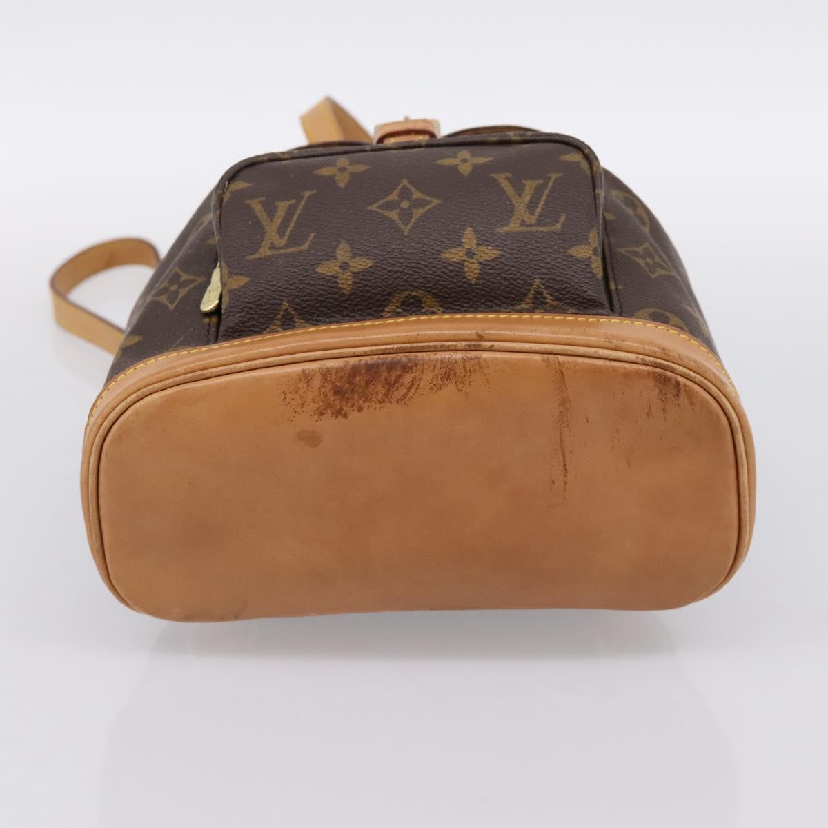 LOUIS VUITTON Monogram Montsouris PM Backpack M51137 LV Auth 198492A