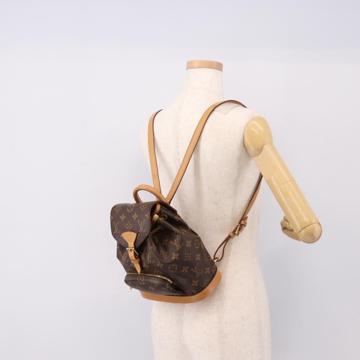 LOUIS VUITTON Monogram Montsouris PM Backpack M51137 LV Auth 198492A