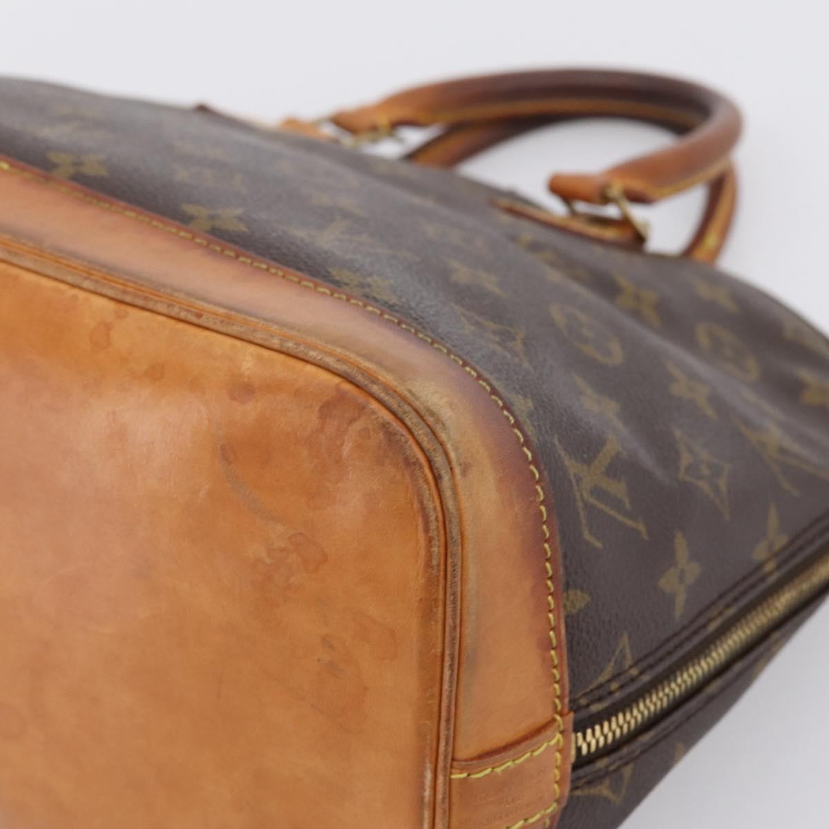 LOUIS VUITTON Monogram Alma Hand Bag M51130 LV Auth 198498