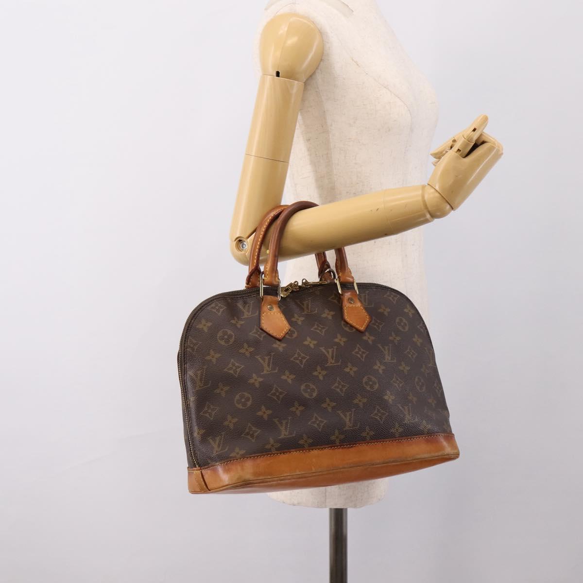 LOUIS VUITTON Monogram Alma Hand Bag M51130 LV Auth 198498