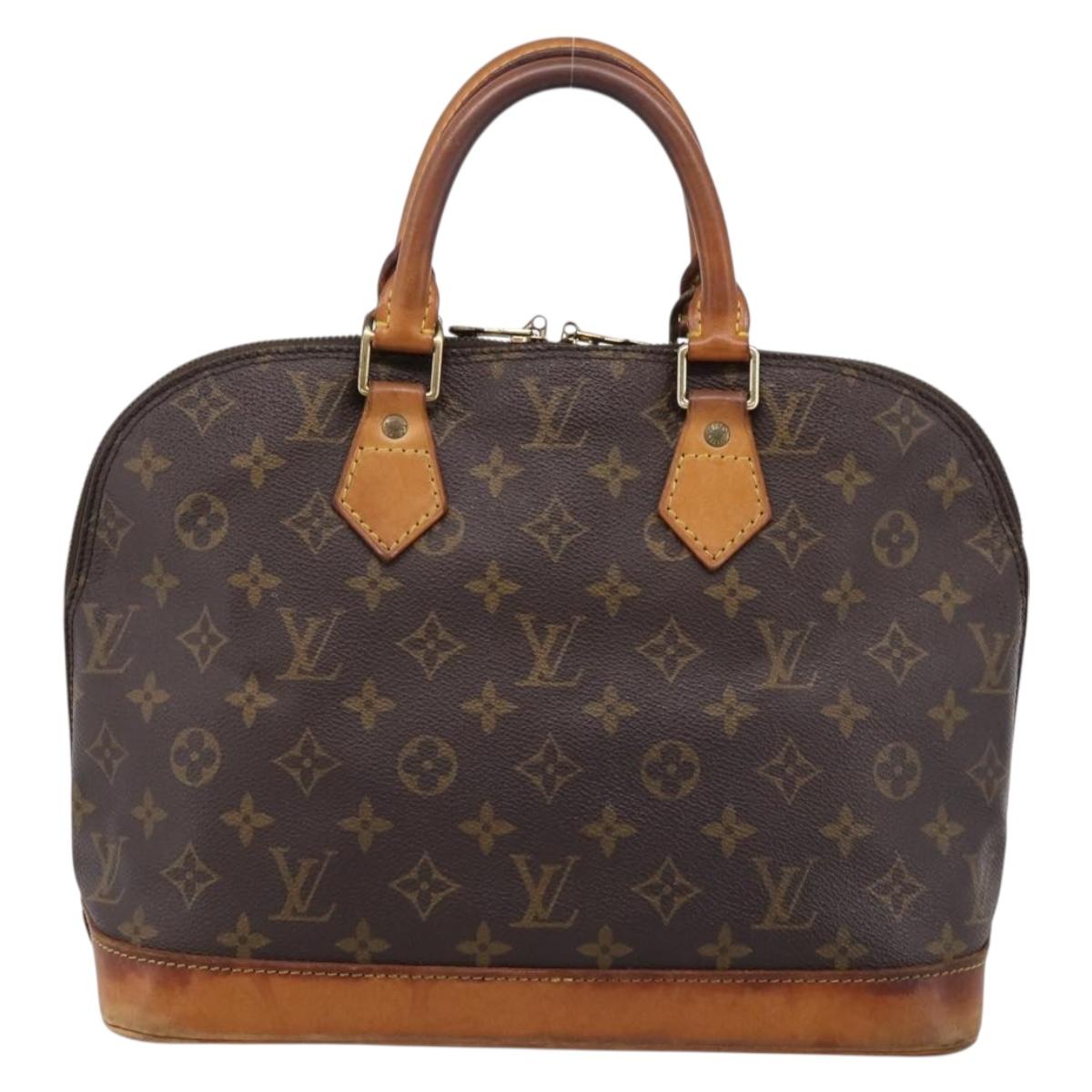LOUIS VUITTON Monogram Alma Hand Bag M51130 LV Auth 198498
