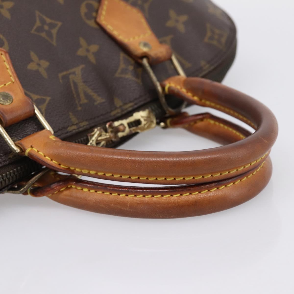 LOUIS VUITTON Monogram Alma Hand Bag M51130 LV Auth 198498