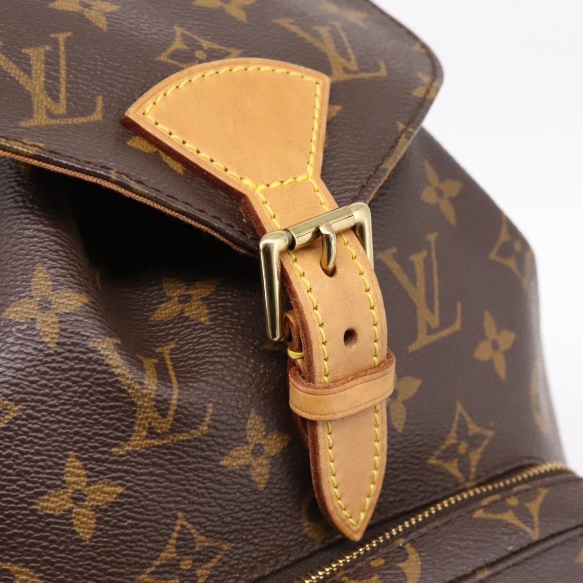 LOUIS VUITTON Monogram Montsouris MM Backpack M51136 LV Auth 198499