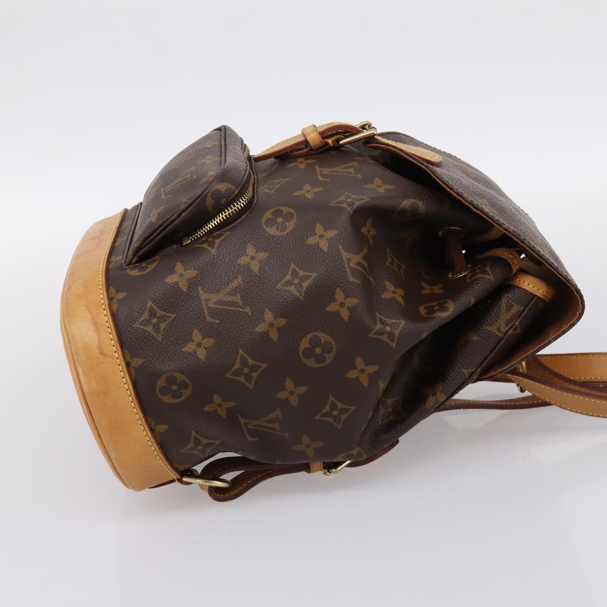 LOUIS VUITTON Monogram Montsouris MM Backpack M51136 LV Auth 198499