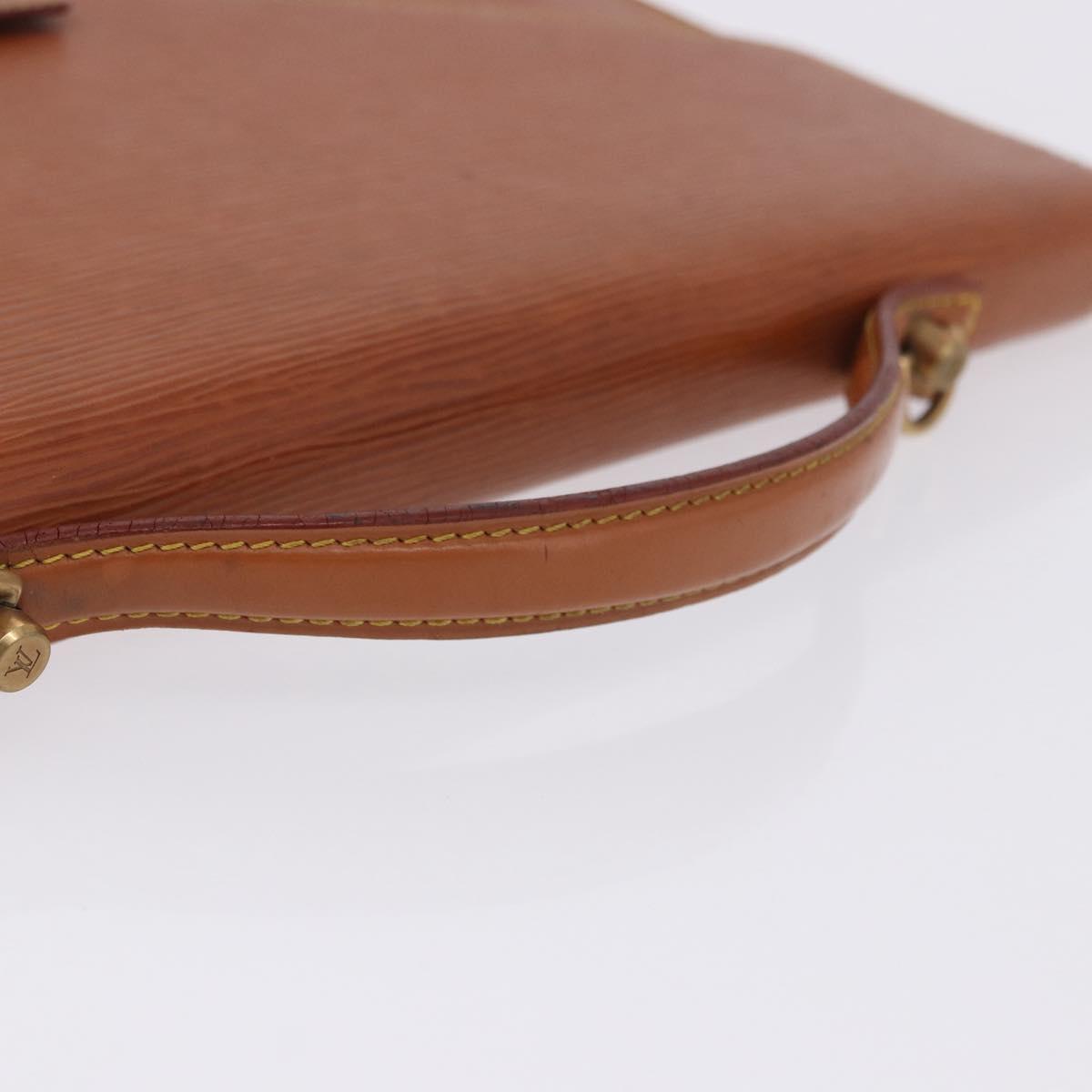 LOUIS VUITTON Epi Porte Documents Bandouliere Zipangu Gold M54468 LV Auth 198503