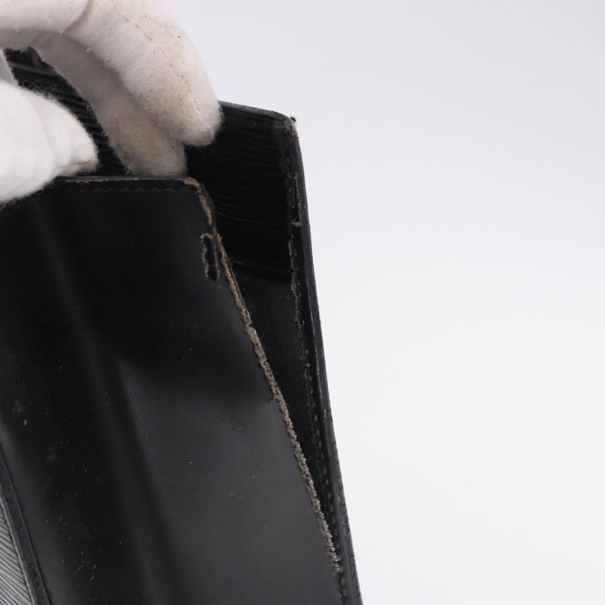 LOUIS VUITTON Epi Sac Plat Hand Bag Black M59082 LV Auth 198504