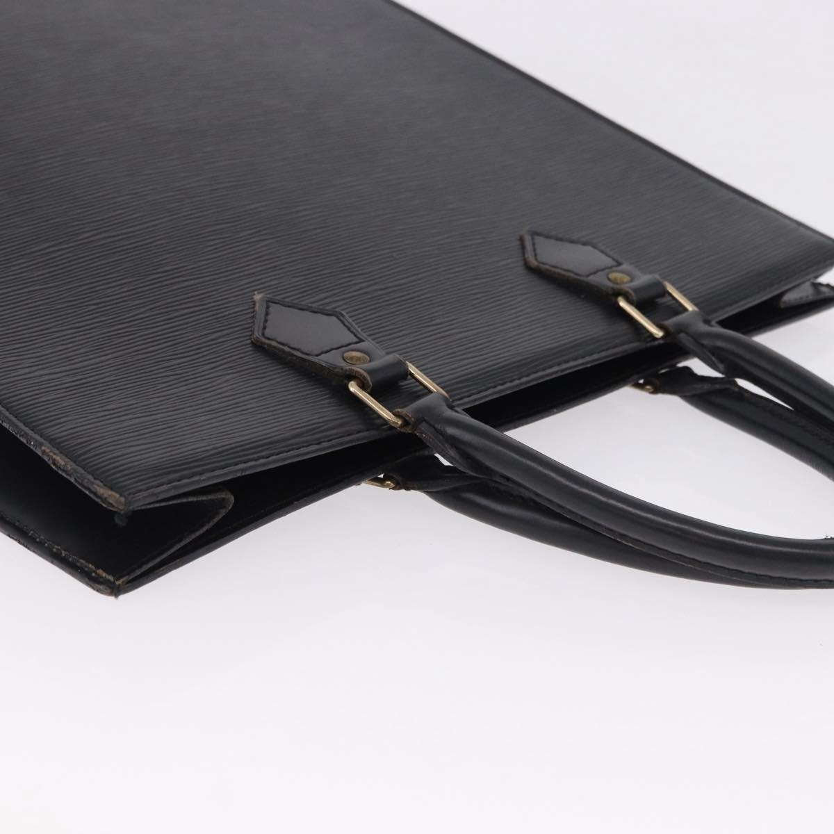 LOUIS VUITTON Epi Sac Plat Hand Bag Black M59082 LV Auth 198504