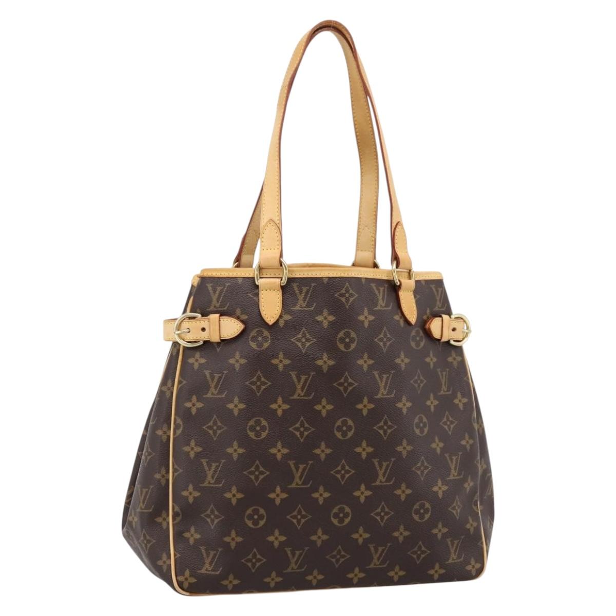 LOUIS VUITTON Monogram Batignolles Vertical Tote Bag M51153 LV Auth 198505A