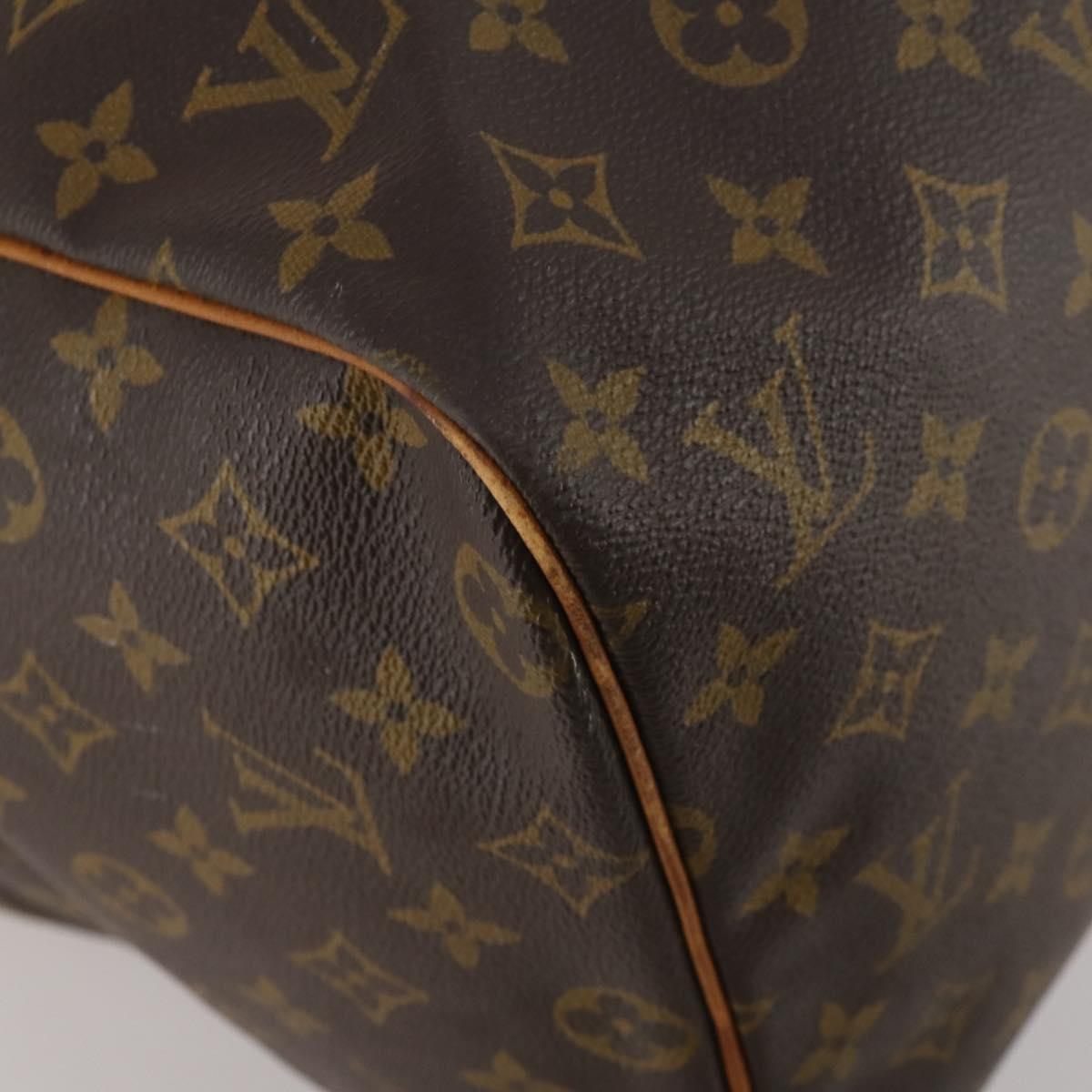 LOUIS VUITTON Monogram Sac Souple 45 Boston Bag M41624 LV Auth 198506A