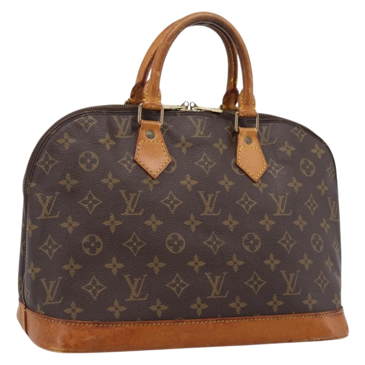 LOUIS VUITTON Monogram Alma Hand Bag M51130 LV Auth 198512