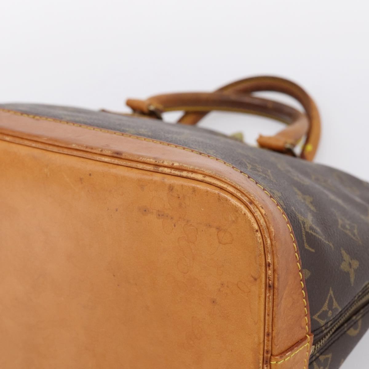 LOUIS VUITTON Monogram Alma Hand Bag M51130 LV Auth 198512